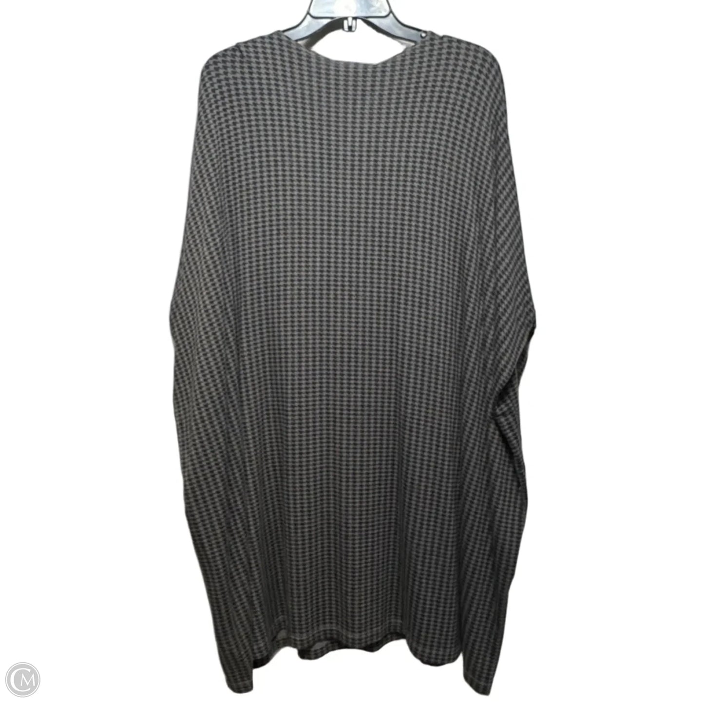 Tunic 3/4 Sleeve By Bryn Walker In Black & Grey, Size: L