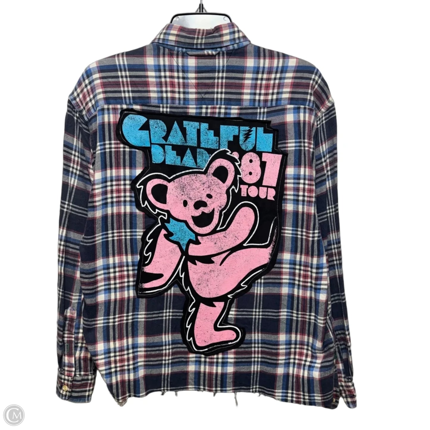 Top Long Sleeve By Sojara In Plaid Pattern, Size: M
