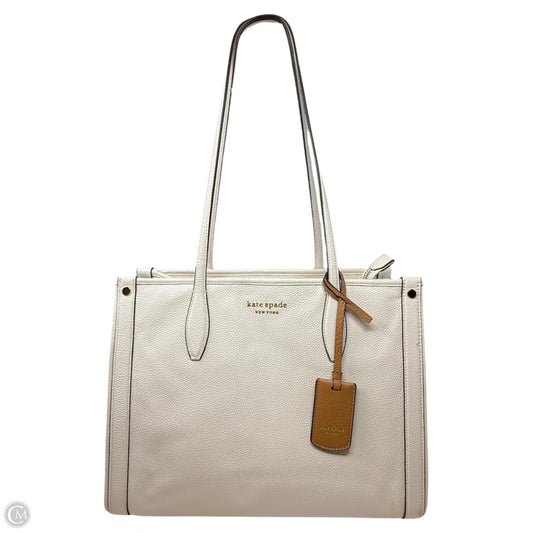 Market Pebbled Leather Tote Designer By Kate Spade, Size: Medium