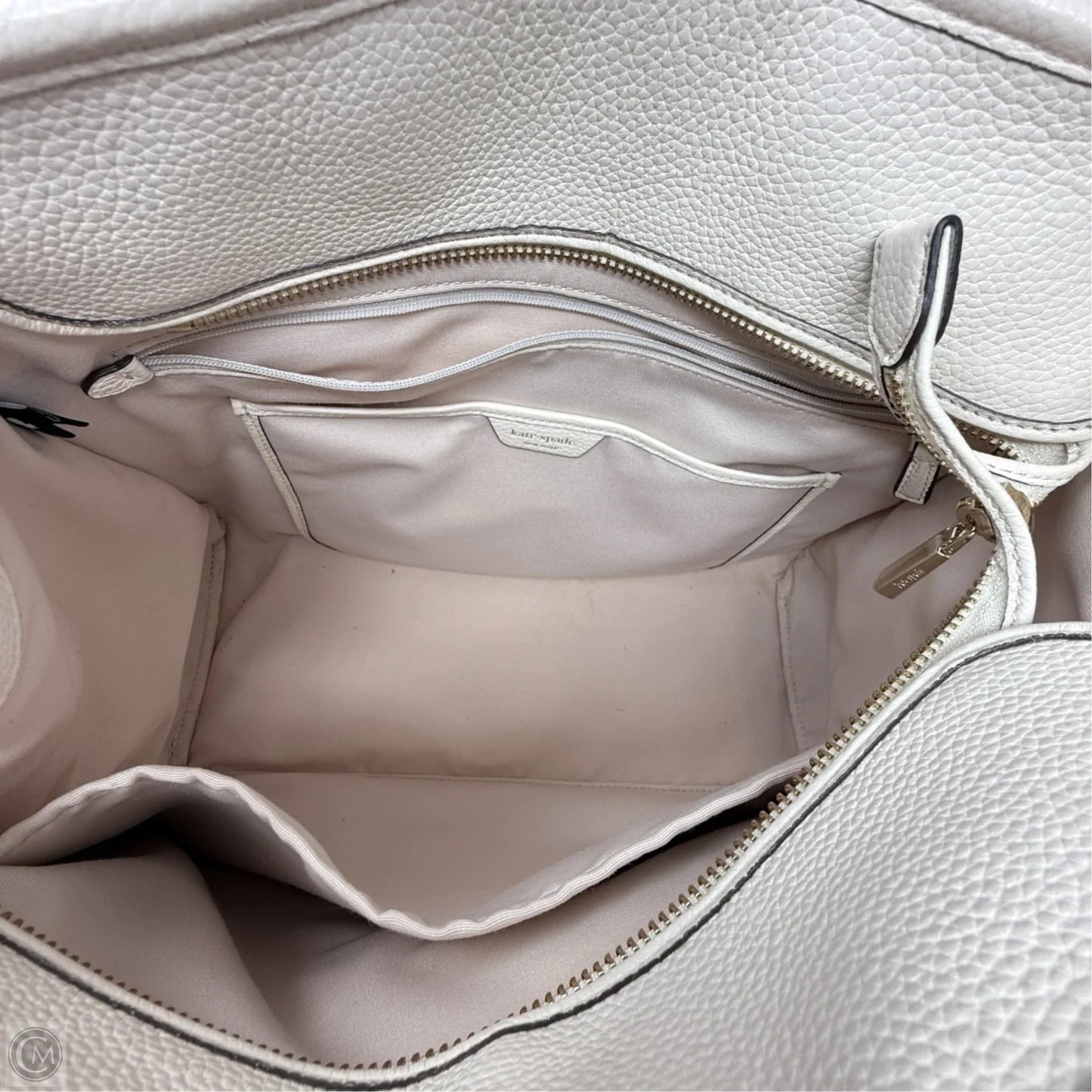 Market Pebbled Leather Tote Designer By Kate Spade, Size: Medium