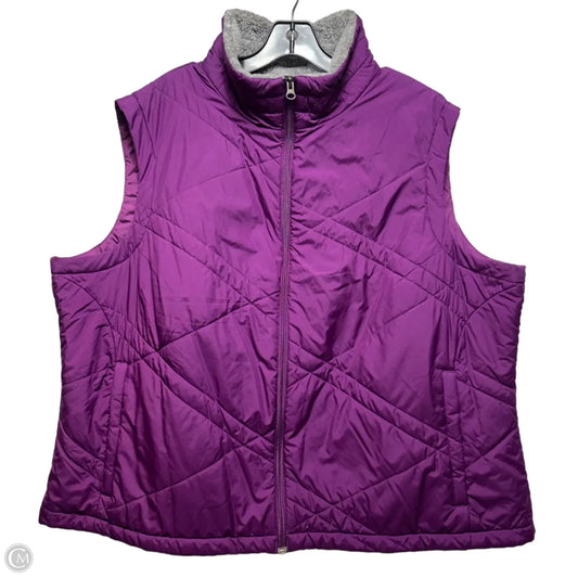 Vest Puffer & Quilted By Columbia In Purple, Size: 3x