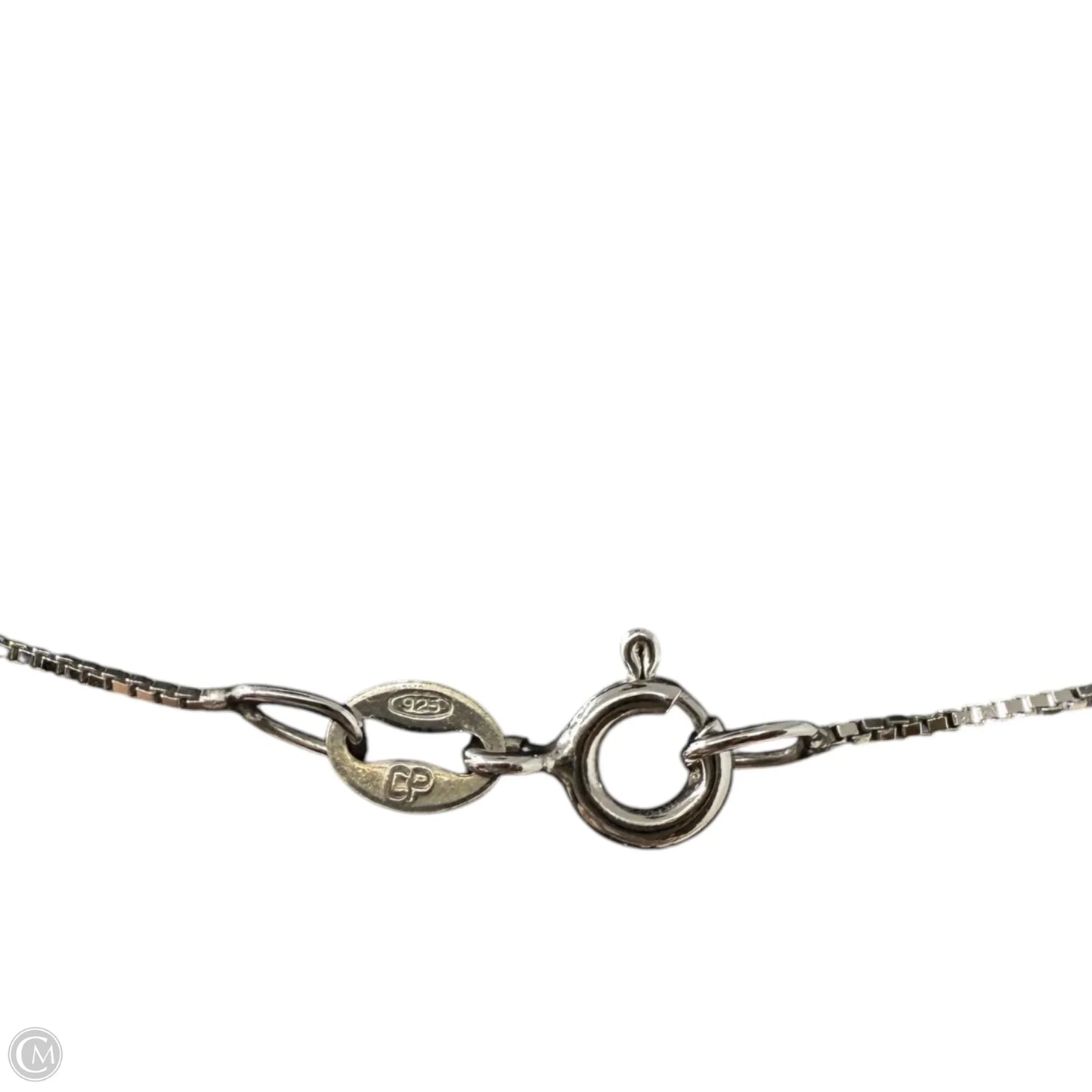 Sterling Silver & CZ Pendant Necklace