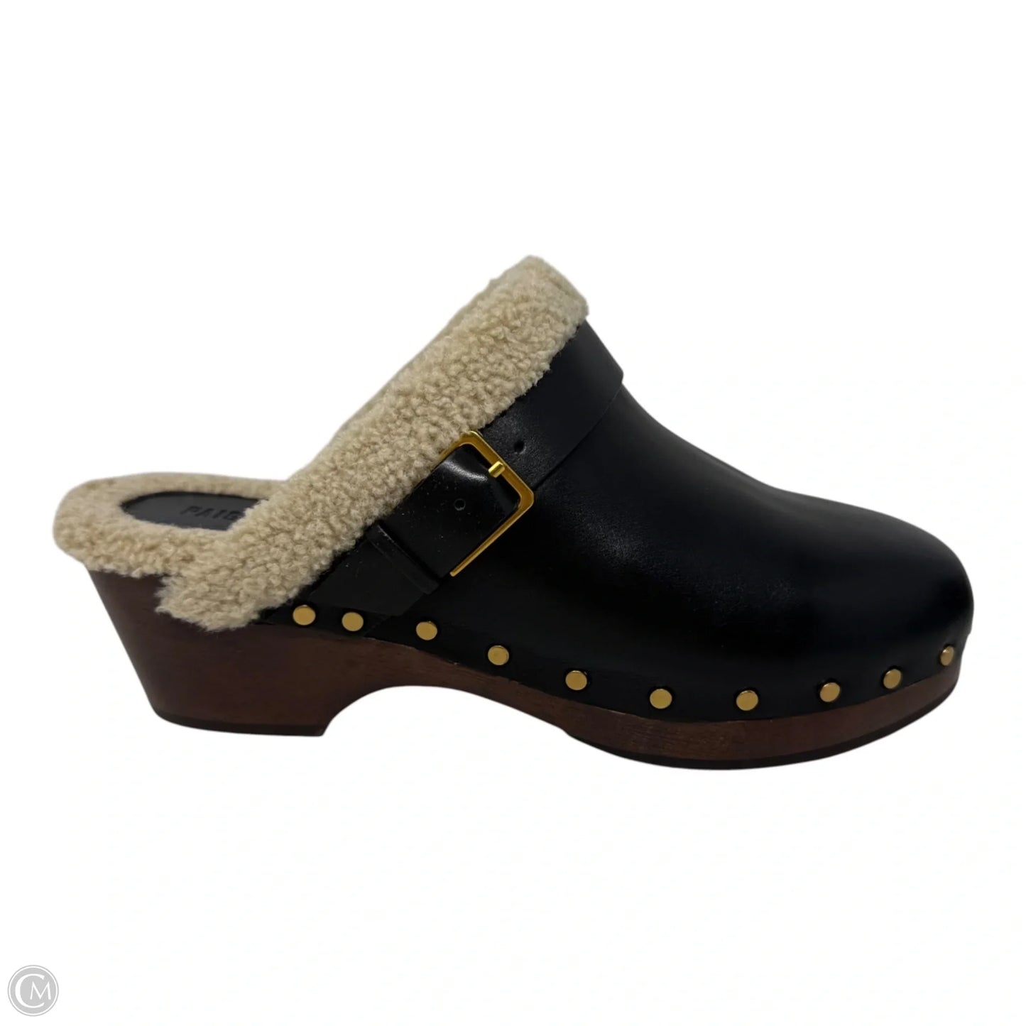 Clogs Shoes Heels Block By Paige In Black, Size: 9.5