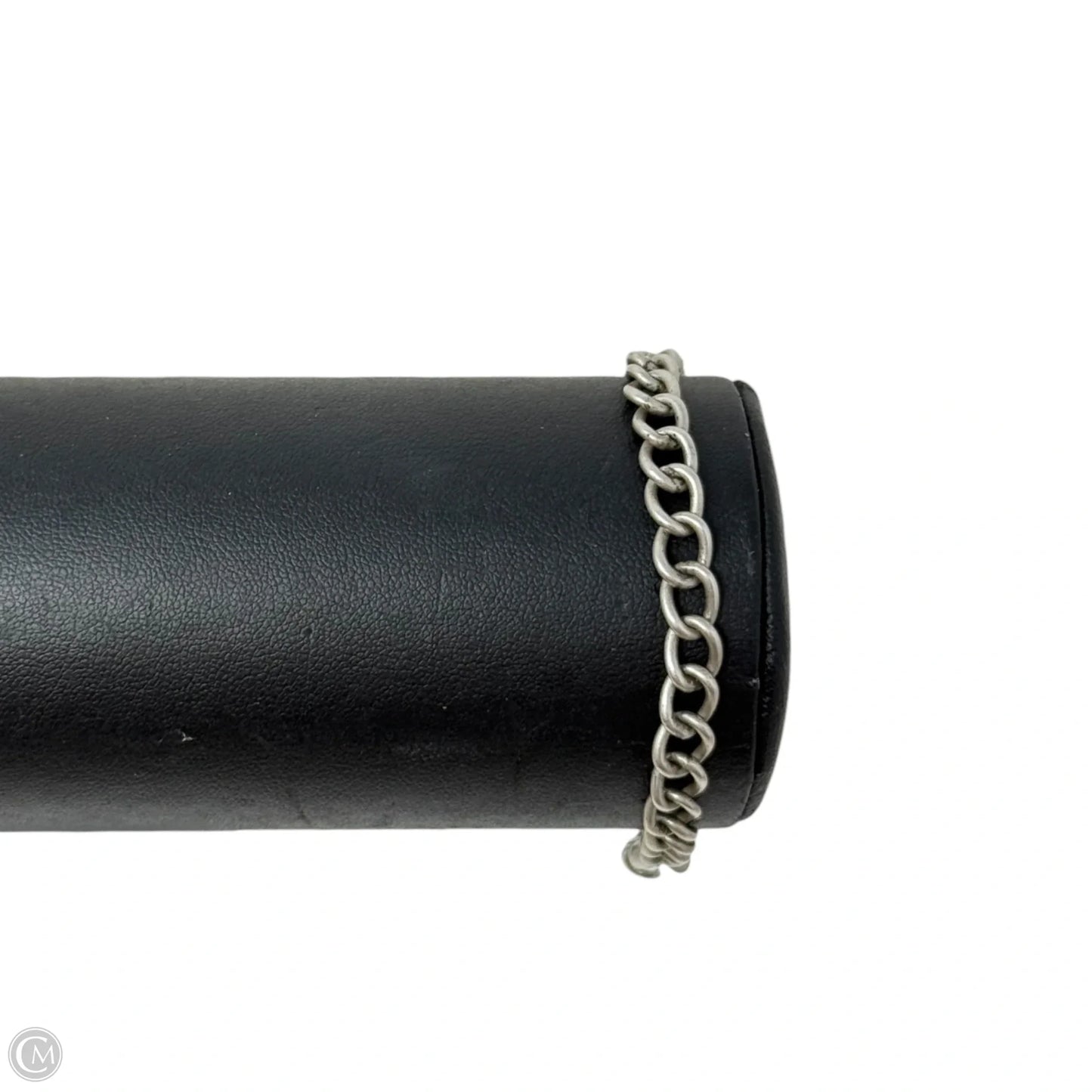 Siam Sterling Silver Chain Bracelet With Engraved Box Clasp
