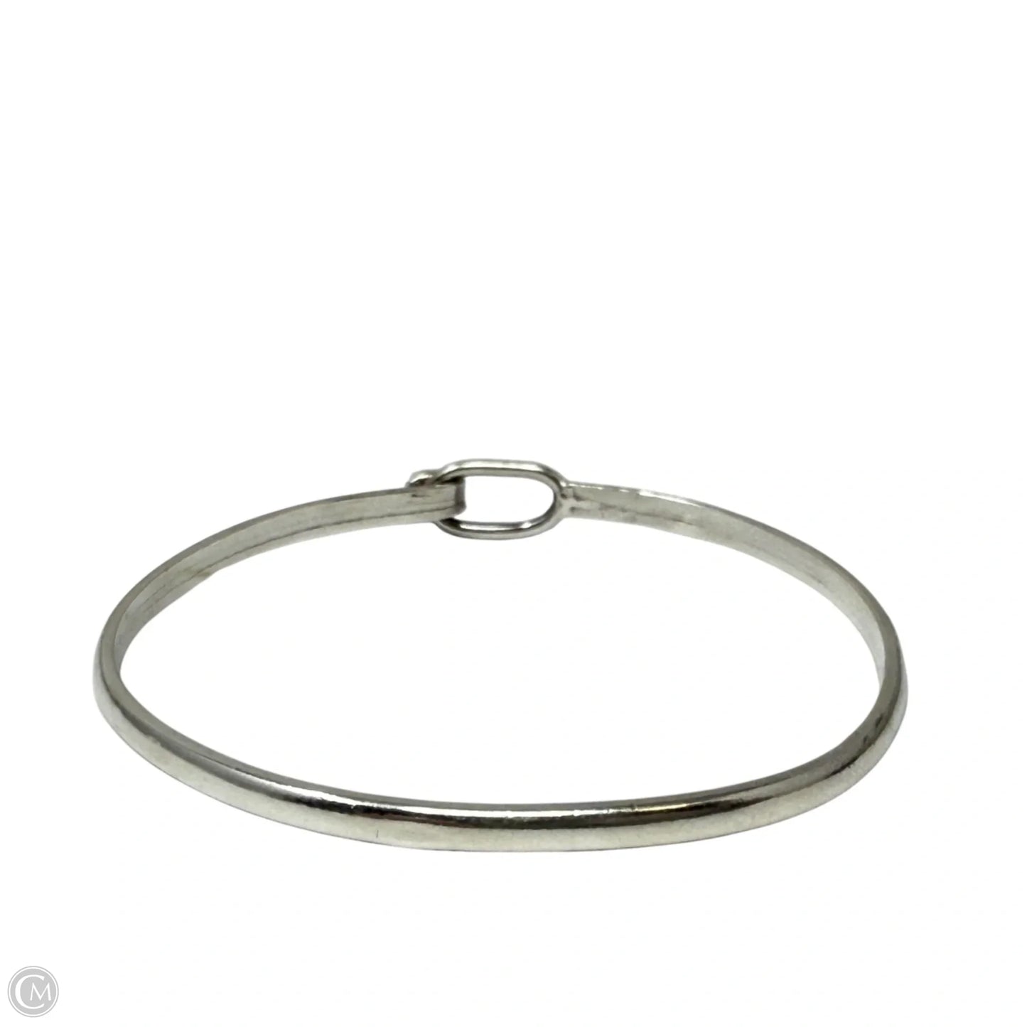 Sterling Silver Hook & Loop Bangle Bracelet