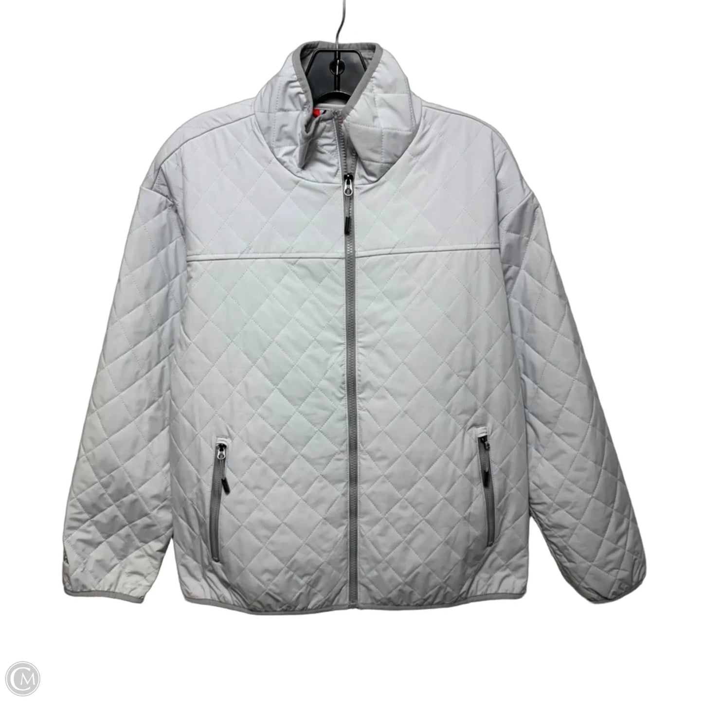 Jacket Puffer & Quilted By Gerry In Grey, Size: S