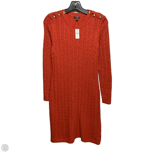 Dress Sweater By Talbots In Orange, Size: Sp