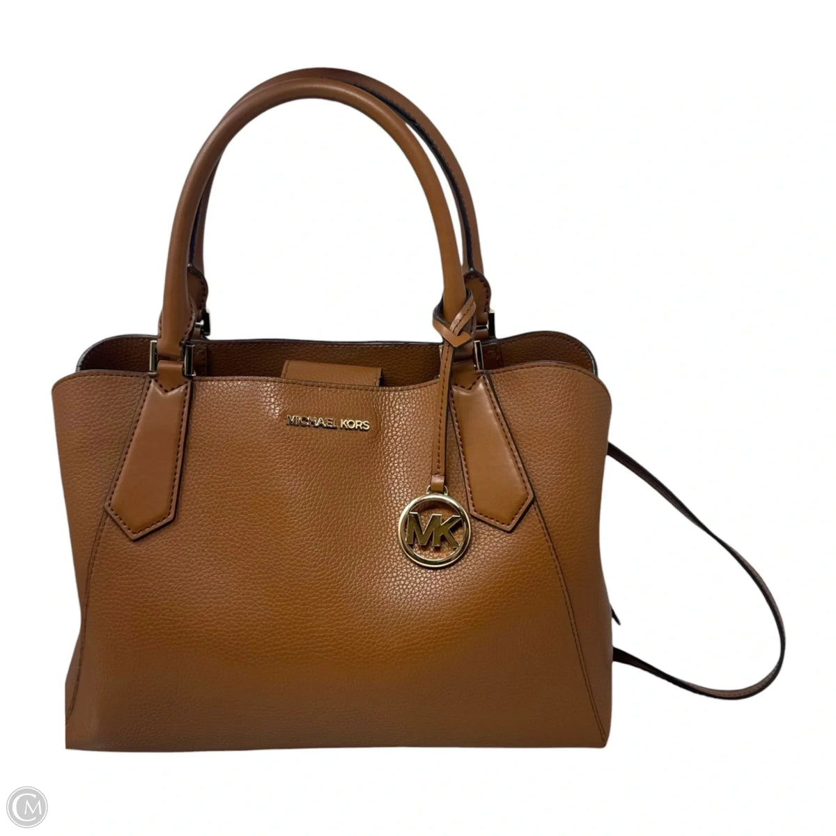 Handbag Leather By Michael By Michael Kors, Size: Medium