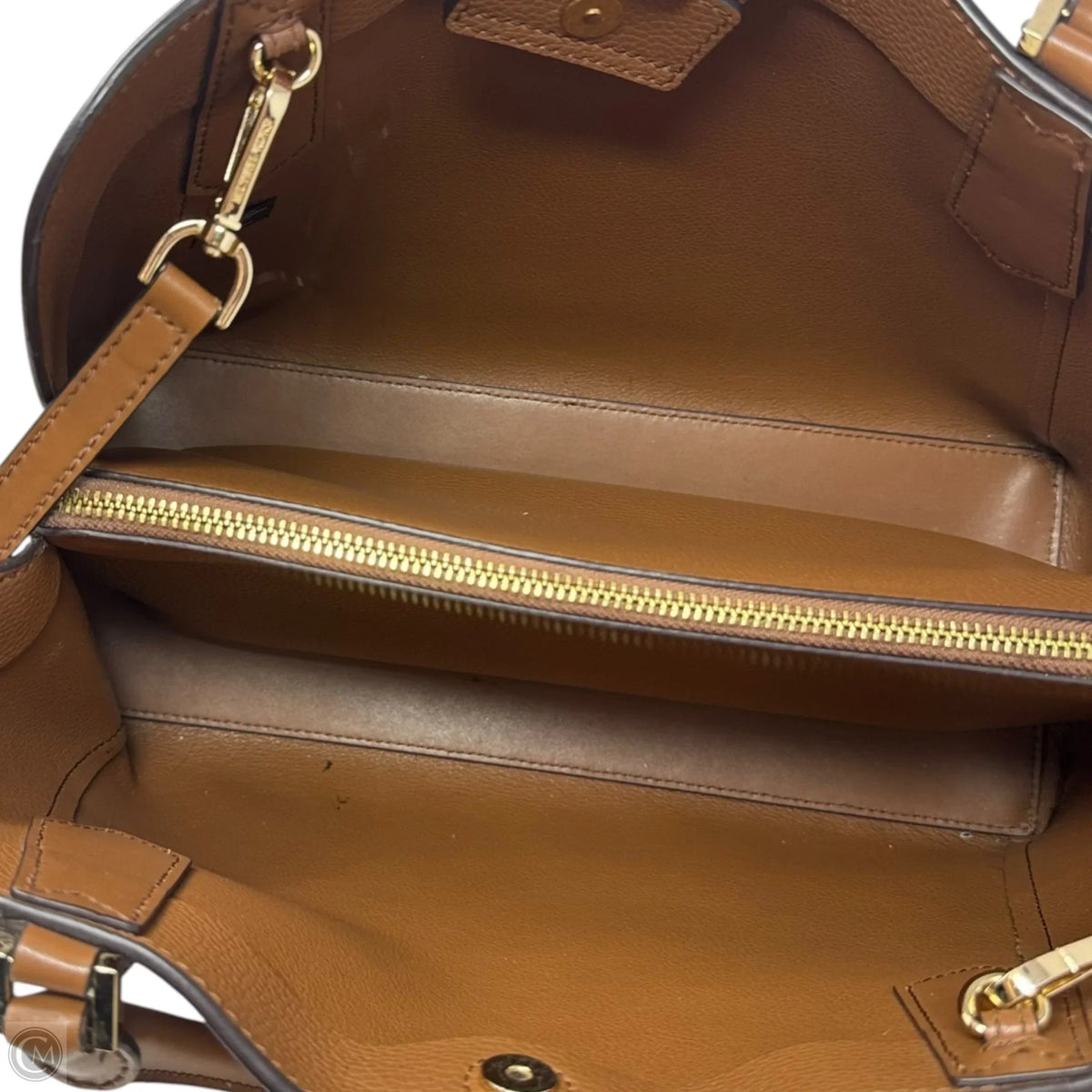 Handbag Leather By Michael By Michael Kors, Size: Medium