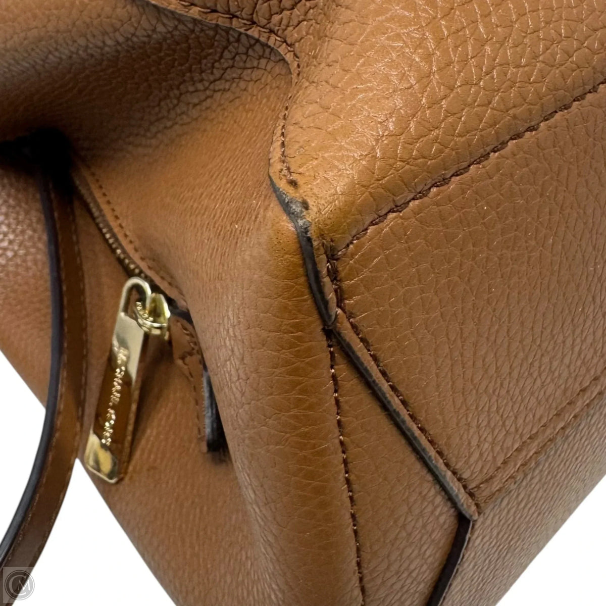 Handbag Leather By Michael By Michael Kors, Size: Medium