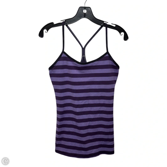 Athletic Tank Top By Lululemon In Purple, Size: 10