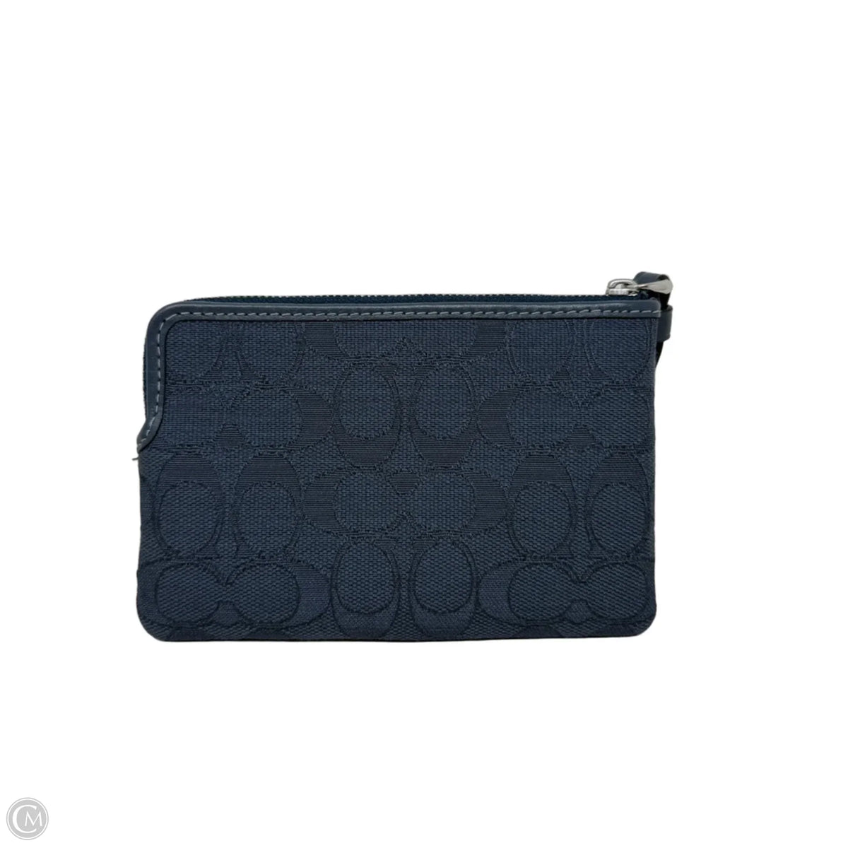 Corner Zip Wristlet Designer By Coach, Size: Small