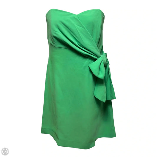 Stela Strapless Bow Dress Designer By Lilly Pulitzer In Green, Size: 16