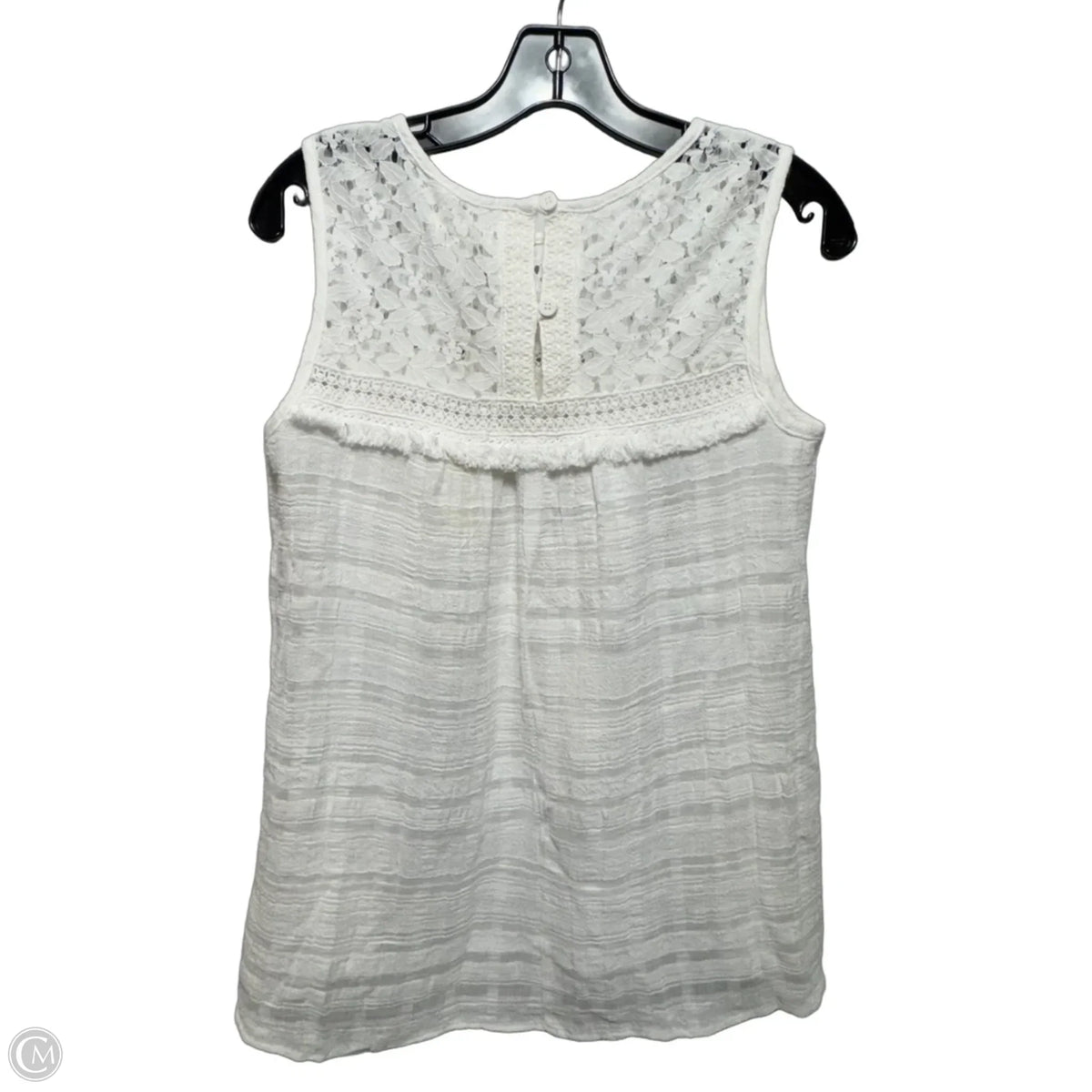 Top Sleeveless By Max Studio In White, Size: S