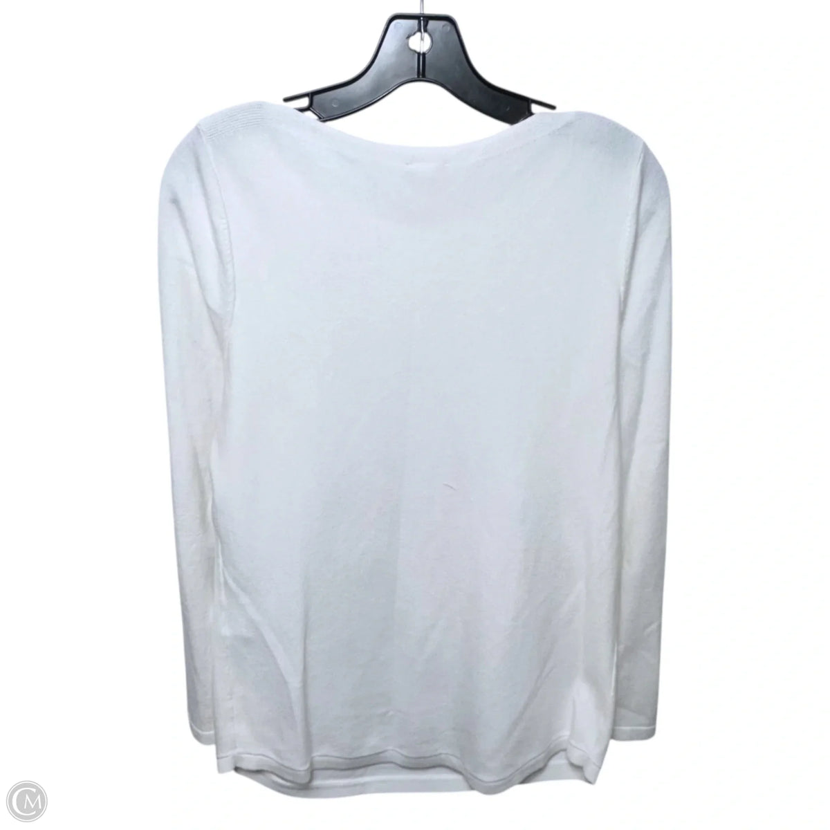 Sweater By Chicos In White, Size: S
