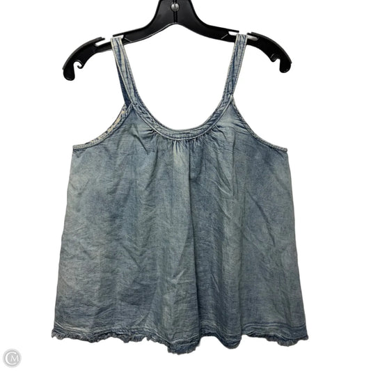 Tank Top By Pilcro In Blue Denim, Size: Xs