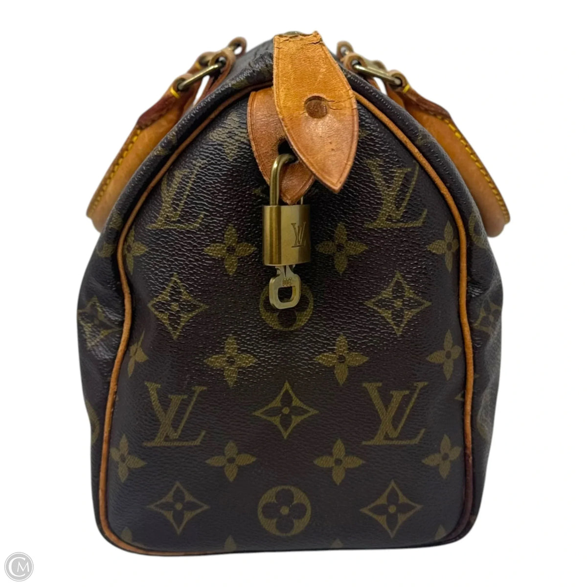 Monogram Speedy 25 (1992) Handbag Luxury Designer By Louis Vuitton, Size: Medium