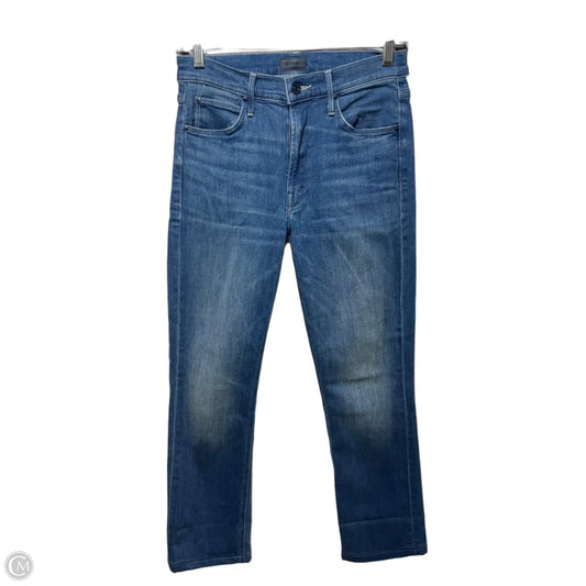 Mid Rise Dazzler Ankle Jeans Designer By Mother In Blue Denim, Size: 2/26
