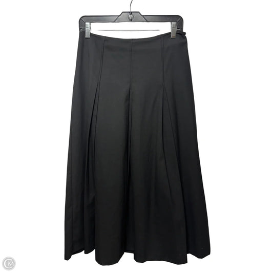 Pleated Skirt Maxi By Mng In Black, Size: 4
