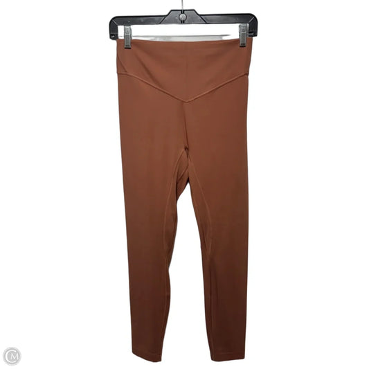 Athletic Leggings By Lululemon In Brown, Size: 10