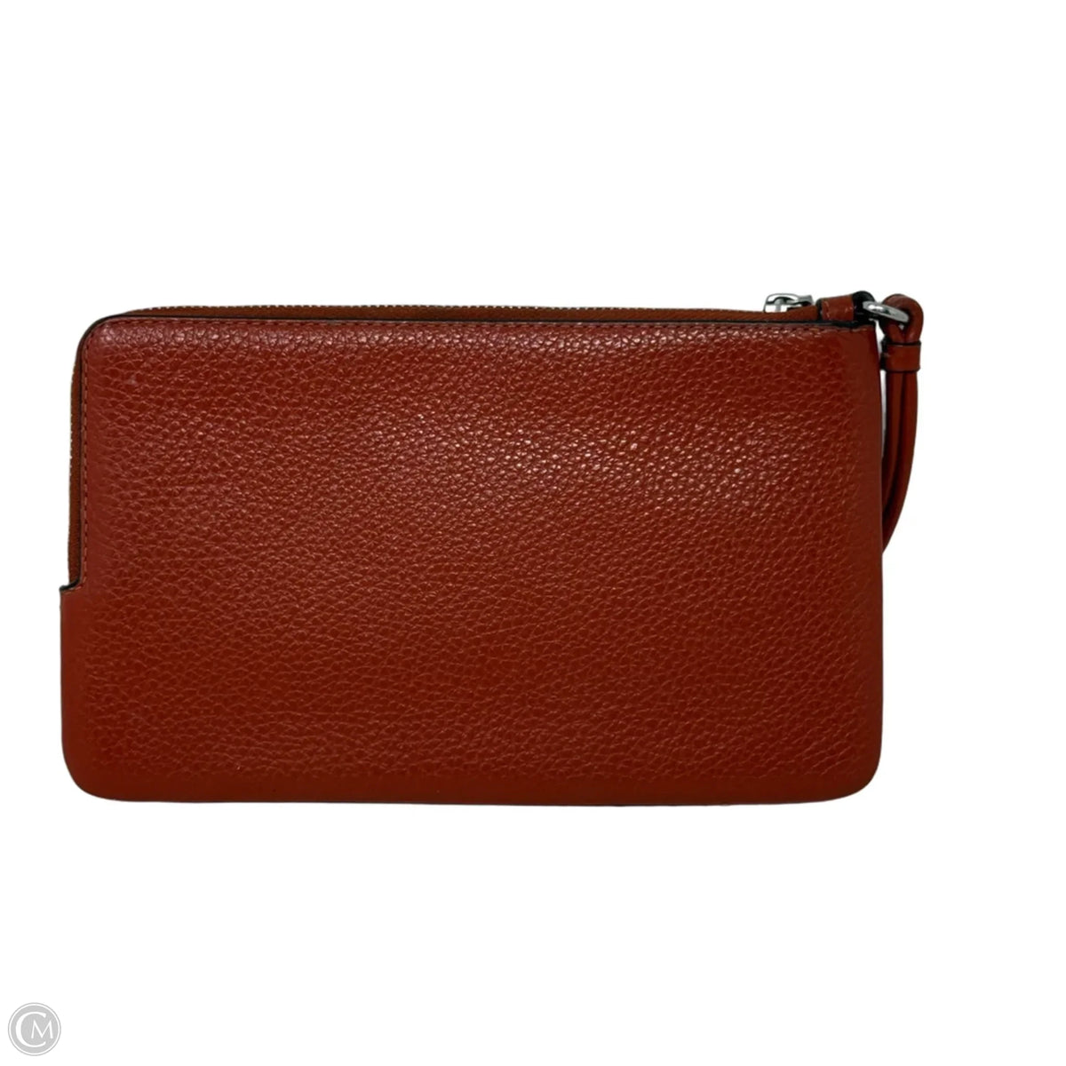 Double Corner Zip Wristlet Designer By Coach, Size: Medium