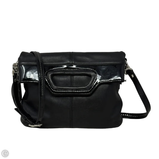 Bonnie Leather Foldover Crossbody / Convertible Bag Designer By Coach, Size: Medium