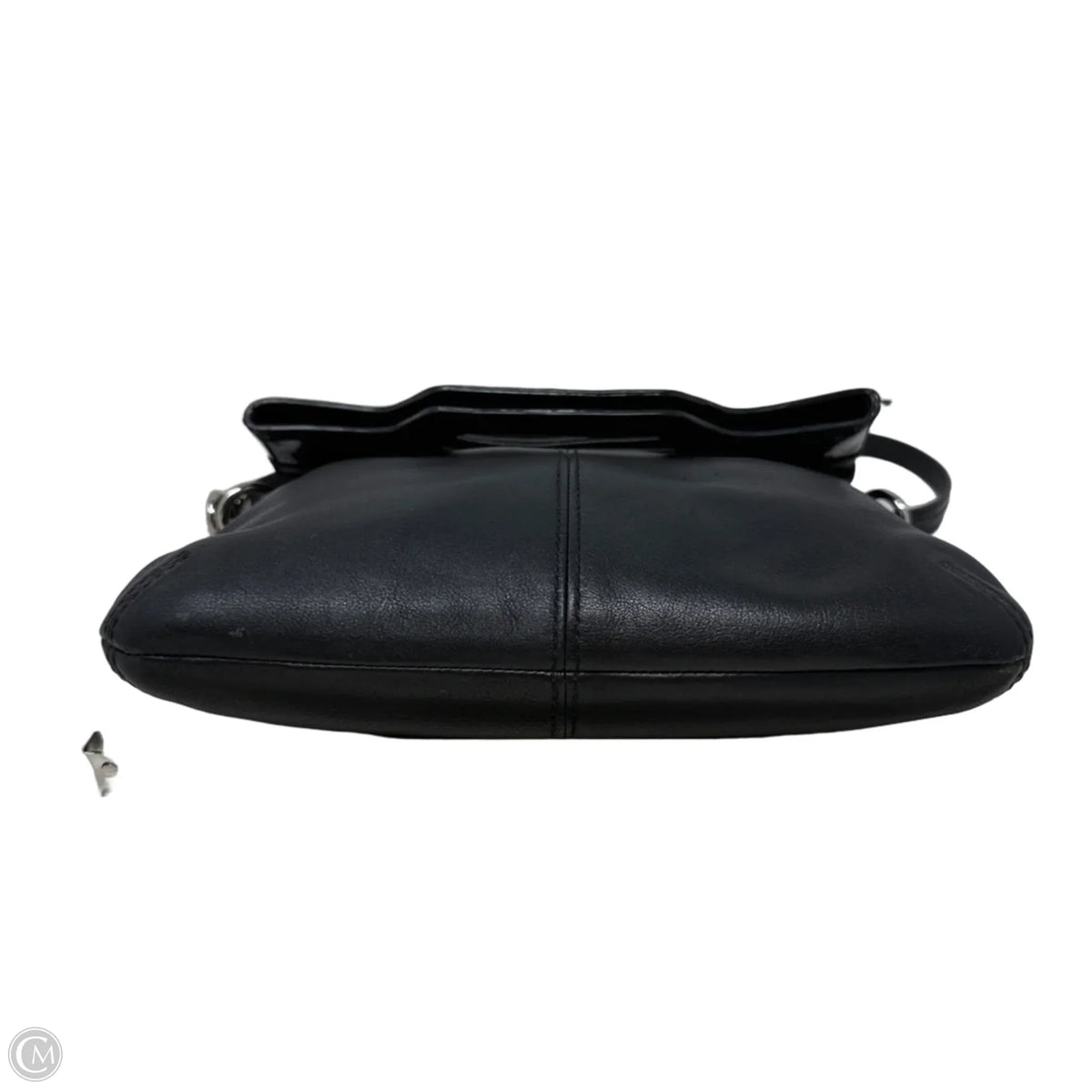 Bonnie Leather Foldover Crossbody / Convertible Bag Designer By Coach, Size: Medium