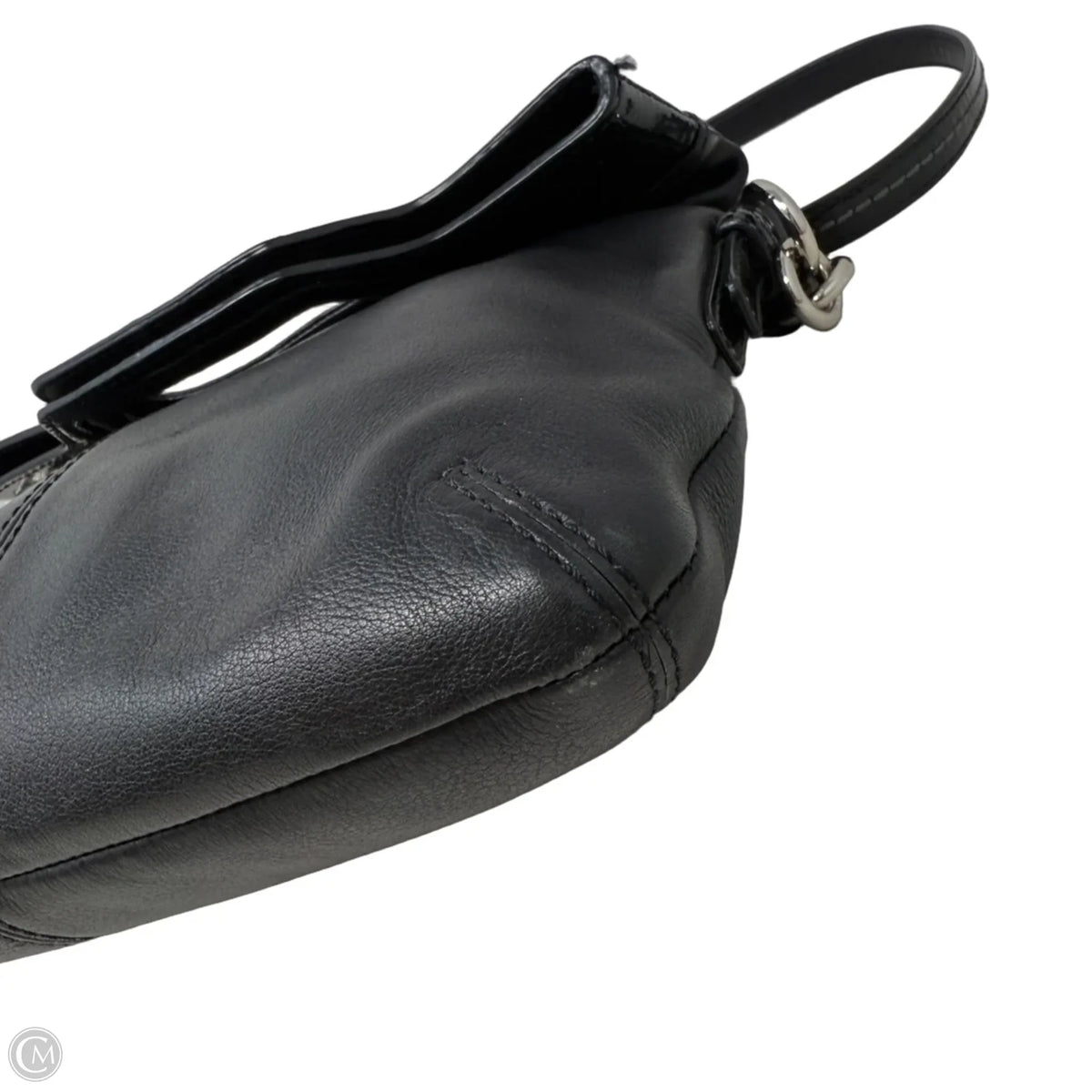 Bonnie Leather Foldover Crossbody / Convertible Bag Designer By Coach, Size: Medium