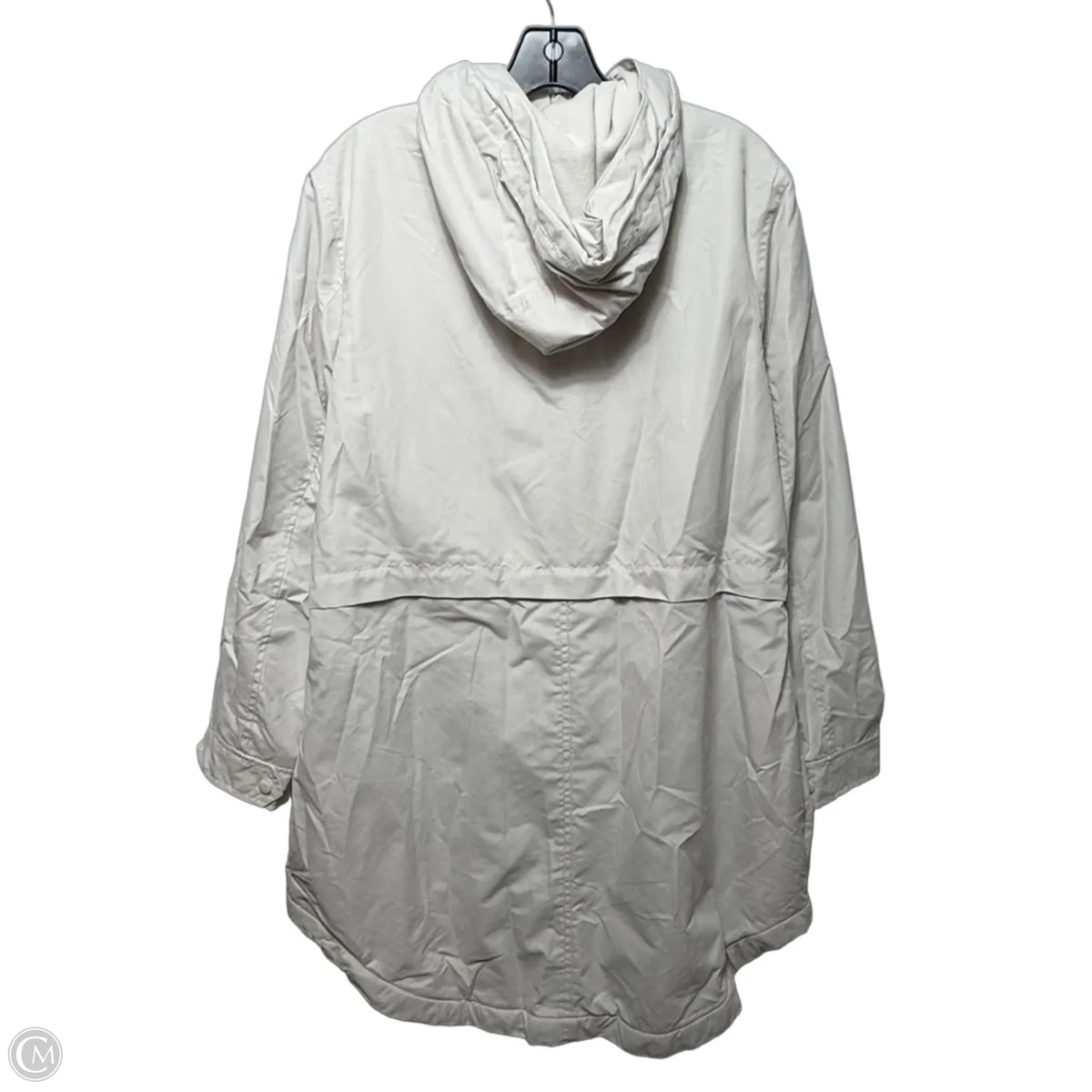 Jacket Windbreaker By Old Navy In Cream, Size: L