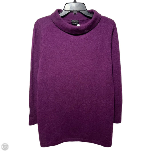 Sweater Cashmere By Talbots In Purple, Size: 1x (estimated)