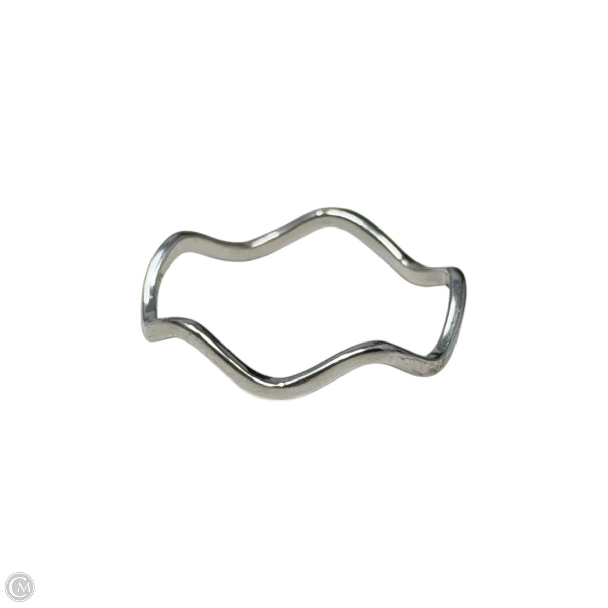 Wave Sterling Silver Ring, Size: 10
