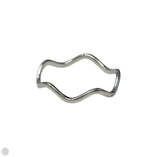 Wave Sterling Silver Ring, Size: 10