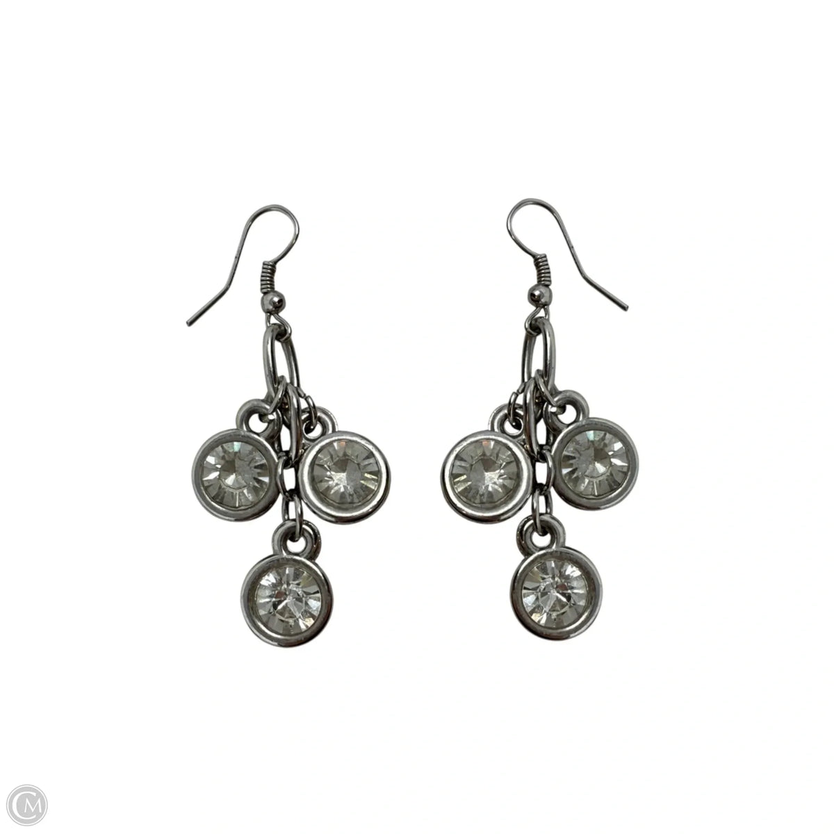 Silver Tone Dangle Earrings