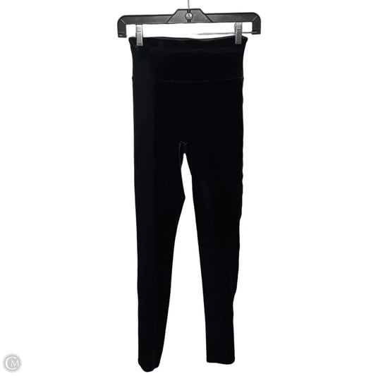 Velvet Pants Leggings By Spanx In Black, Size: S