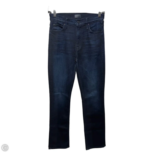 Mid Rise Dazzler Ankle Jeans Designer By Mother In Blue Denim, Size: 2/26