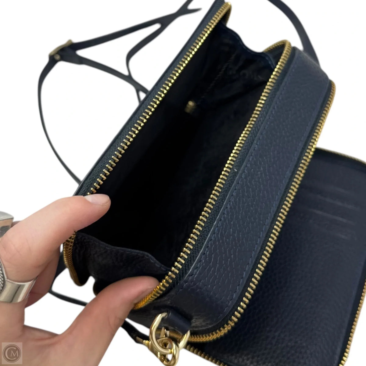 Mini Leather Crossbody By Royce, Size: Small