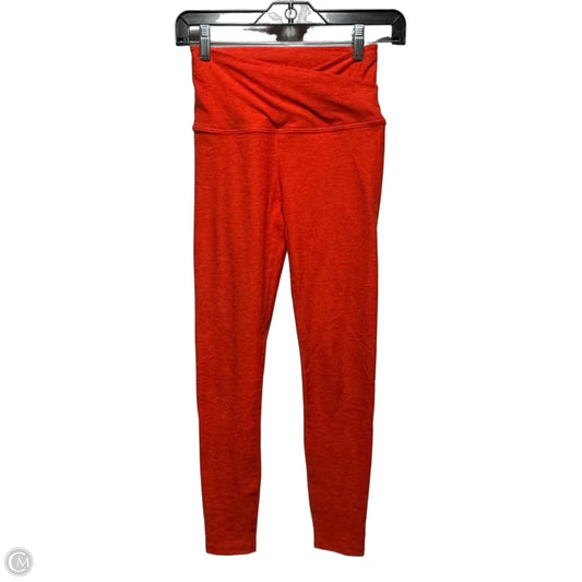 Athletic Leggings By Beyond Yoga In Orange, Size: Xs