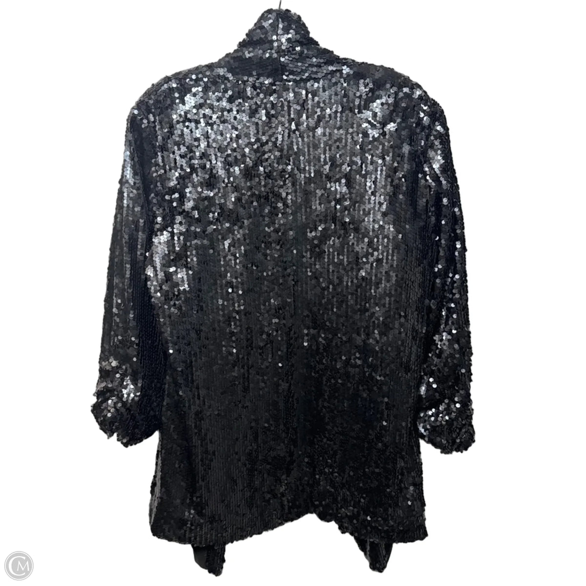 Sequin Blazer By Doncaster In Black, Size: 12