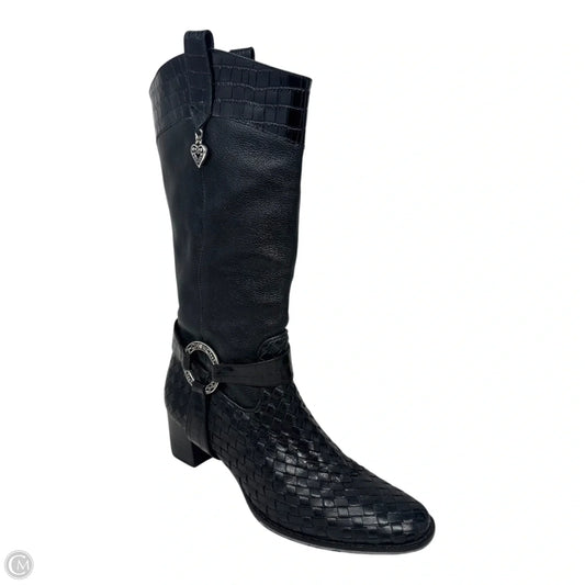 Travis Harness Boots Designer By Brighton In Black, Size: 6.5