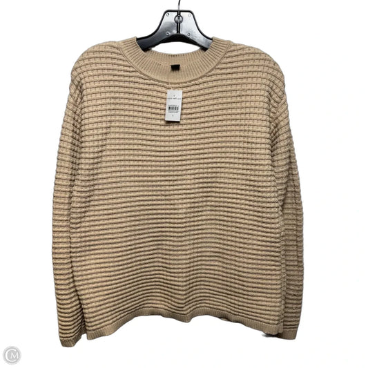 Sweater By Ann Taylor In Tan, Size: S