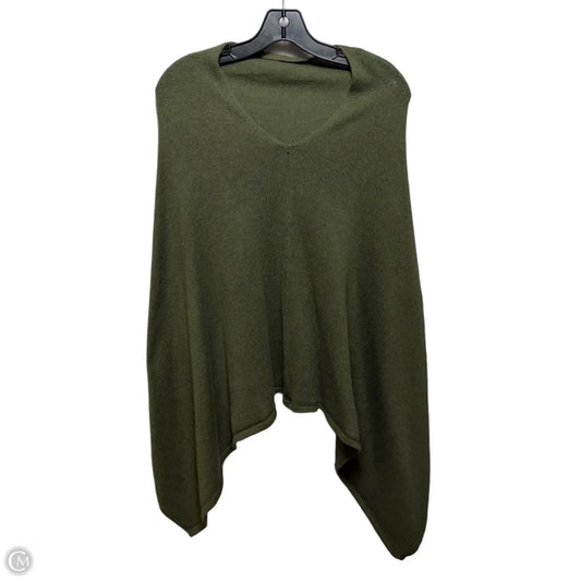 Knit Poncho Unbranded In Green, Size: Osfm
