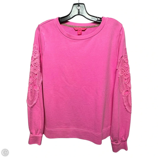Sweatshirt Designer By Lilly Pulitzer In Pink, Size: M