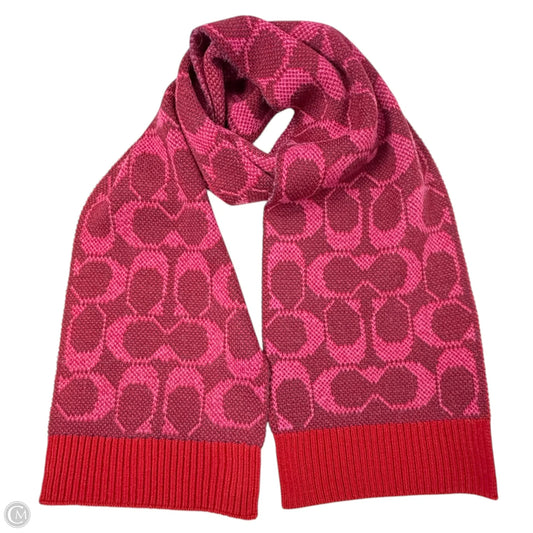 Jumbo Signature C Knit Scarf Designer By Coach