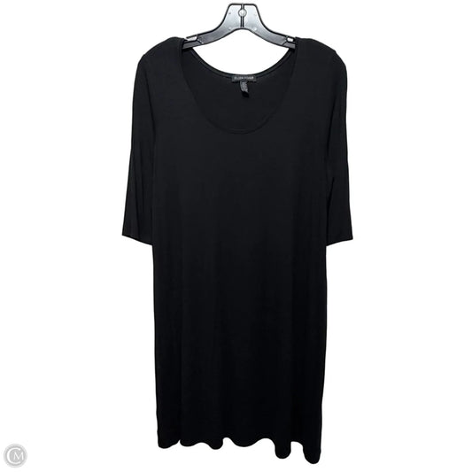 Dress Casual Midi By Eileen Fisher In Black, Size: M