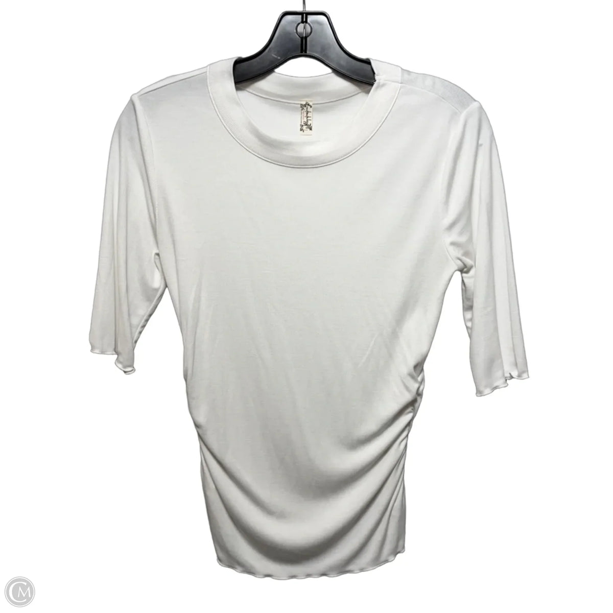 Top Short Sleeve Basic By Free People In White, Size: M