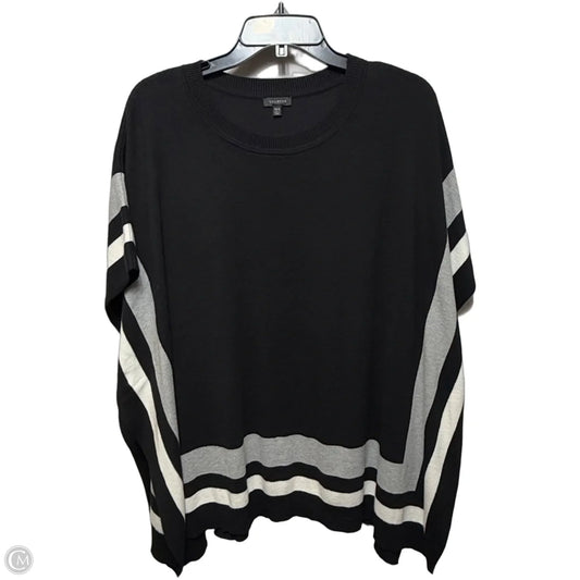 Poncho By Talbots In Black, Size: Xs