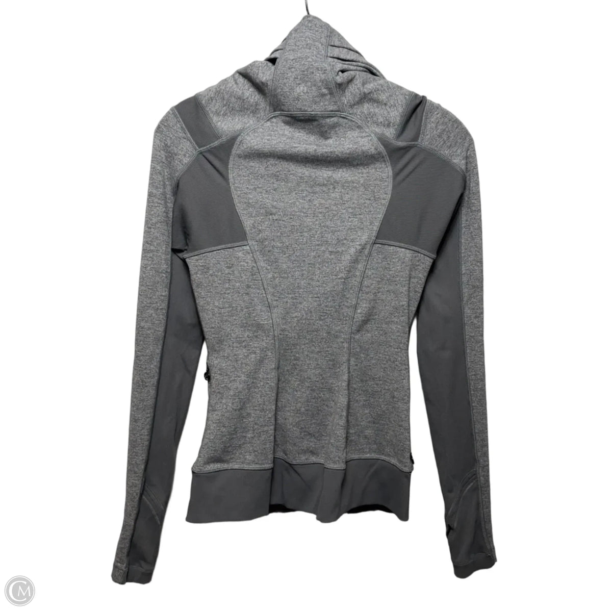 Athletic Jacket By Lululemon In Grey, Size: 4