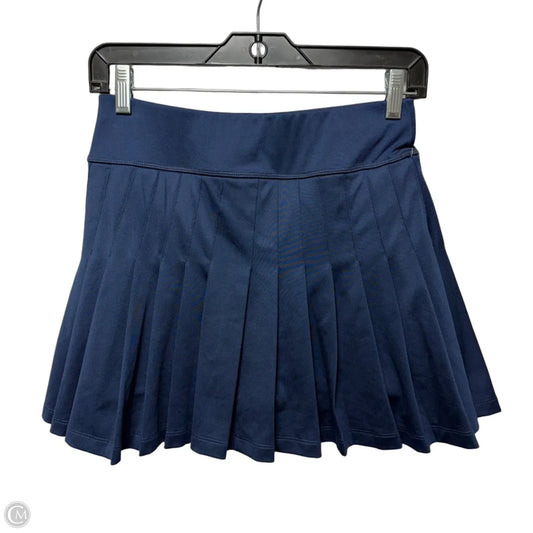 Pleated Athletic Skort Designer By Tuckernuck In Navy, Size: Xs