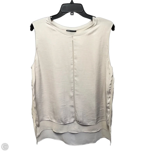 Top Sleeveless By Vince In Cream, Size: Xl