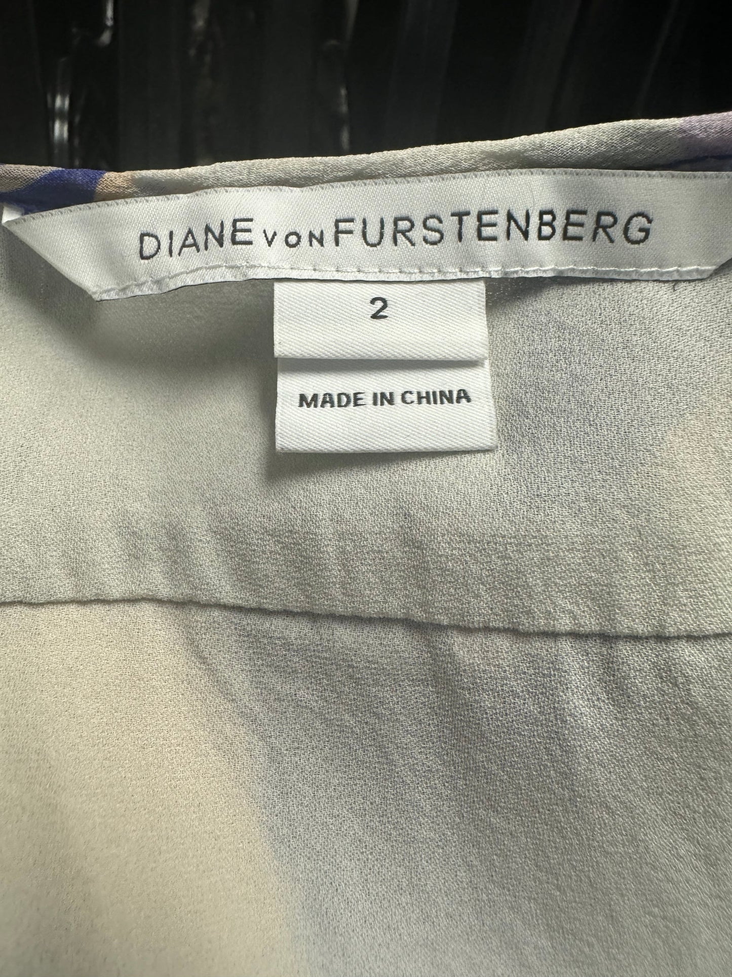Francesca Silk Tunic Dress Designer Diane Von Furstenberg, Size 2